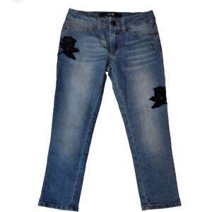 Joe's Skinny Jean's with floral embroidery size 5 NWT with adjustable waist